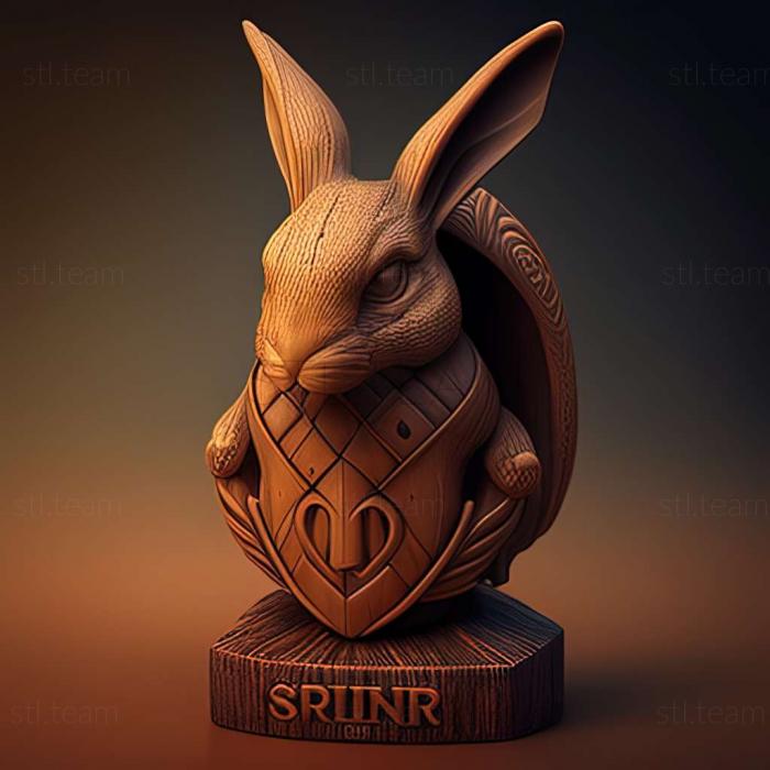 3D модель Кролик Крим із Всесвіту Соника (STL)